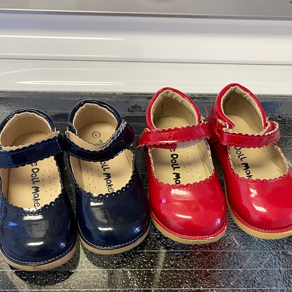 Set of 2 pairs of dress shoes 👠 Navy and Red